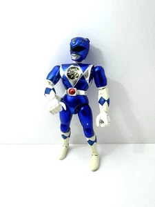 MIGHTY MORPHIN POWER RANGERS METALLIC BLUE ACTION FIGURE BANDAI VINTAGE 1995 - Picture 1 of 6