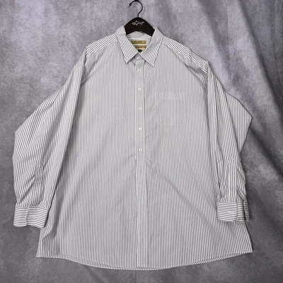 Roundtree & Yorke Gold Label 18.5 38 Tall Pinpoint Stripe Dress Shirt - Image 1 of 4