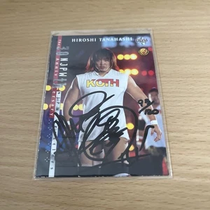 2002 BBM Pro Wrestling 30th Anniversary Autographed Hiroshi Tanahashi Card - Picture 1 of 1
