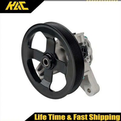 Power Steering Pump with Pulley For Acura RL All 2005 2006 2007 2008 56100RJA015 - Image 1 of 4