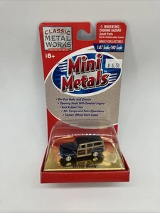 Ford® Woody™ Classic Metal Works Mini Metals™ #30107 azul marino escala HO '48 - Imagen 1 de 6