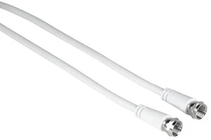 HAMA - Satelliet Aansluitkabel 1.5m Wit - Afbeelding 1 van 2