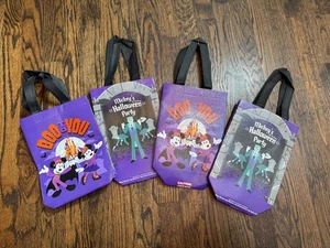 DISNEY 2025 Not So Scary Boo To You Party Trick or Treat Halloween Bags (4) - Picture 1 of 1