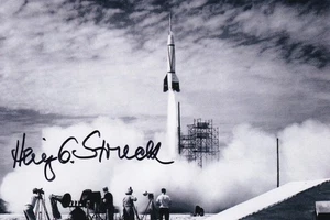 Von Braun Team Heinz Struck German Rocket Scientist SIGNED AUTOGRAPH 4x6 PHOTO - Picture 1 of 1