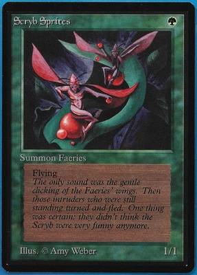Scryb Sprites Beta MINT Green Common MAGIC GATHERING CARD (ID# 508288) ABUGames - Image 1 of 2