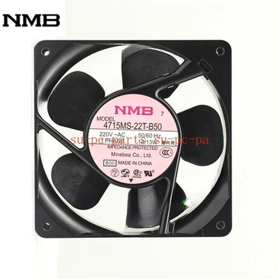 NMB Fan 4715MS-22T-B50 AC 220V 14/13W 120*120*38mm UPS Power Supply Cooling Fan - Image 1 of 4
