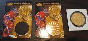 1996-97 Pinnacle Mint Jocelyn Thibault Coin and Cards Montreal Canadians - Picture 1 of 1