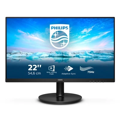 Philips 222V8LA/00 21.5" Full HD 75Hz 4ms VA HDMI Business Monitor with Speakers - Image 1 of 4