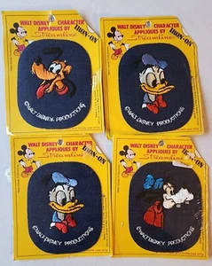 Disney Streamline Applikationen zum Aufbügeln - Pluto, Goofy und 2 x Donald Duck - Bild 1 von 2