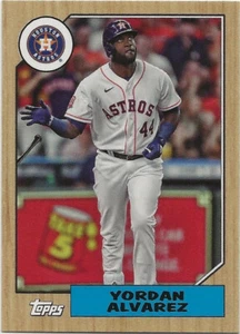 2022 Topps Mini Baseball Jordan Alvarez 1987 35th Anniversary #78B-51 Astros - Bild 1 von 1