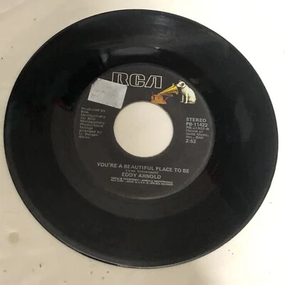 Eddie Arnold You’re A Beautiful Place To Be Record 45 Vinyl RCA Records - Image 1 of 2