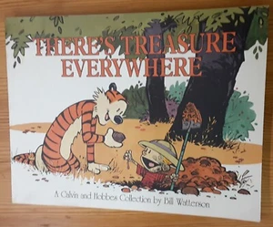 There's Treasure Everywhere: A Calvin and Hobbes Collection by Bill Waterson PB - Picture 1 of 10