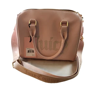 Juicy Couture Obsession Satchel Handbag Crossbody Pink Clay Womens 10-Inch NWT - Picture 1 of 6
