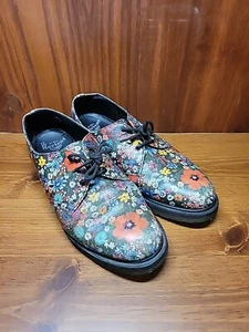 Dr Martens UK size 9 US 11 L Floral Wanderlust OXFORD 1460 Pascal Leather  - Picture 1 of 13