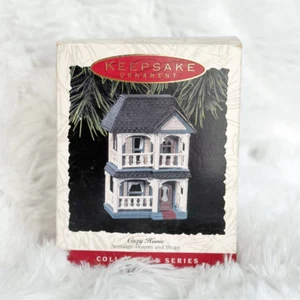 Hallmark keepsake 1993 Nostalgic Houses and shops Cozy Home Christmas Ornament - Picture 1 of 1