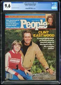 CGC 9.6 JAN 10 1983 PEOPLE WEEKLY MAGAZINE KYLE & CLINT EASTWOOD NANCY REAGAN - Picture 1 of 2