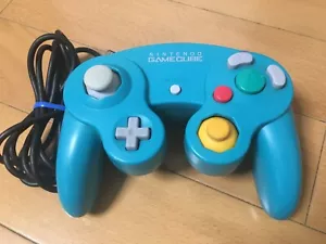 Nintendo Official GameCube Controller Pad Emerald Blue Spice GC Wii Japan F/S - Picture 1 of 11
