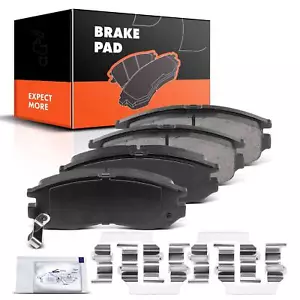 Front Ceramic Brake Pad for Mitsubishi Eclipse Galant Eagle Summit Plymouth Colt - Picture 1 of 8