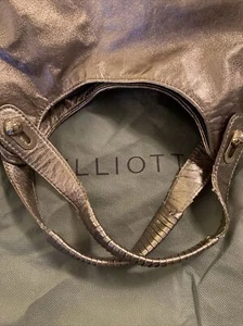 Designer Metallic Leather TRAVEL TOTE Bag Hobo Bag Comes W Dust Cover - Picture 1 of 23