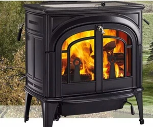 Vermont Dauntless Stove Glass - 415mm x 274mm High Definition Replacement - Picture 1 of 3