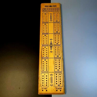 Cardinal Wooden Cribbage Board  - Image 1 of 4