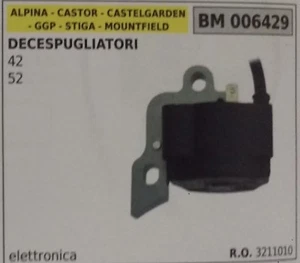 3211010 BOBINA DECESPUGLIATORE ALPINA CASTOR CASTELGARDEN STIGA GGP 42 52 - Picture 1 of 1