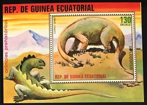 Equatorial Guinea #MiBl304 MNH S/S Dinosaurs Cover