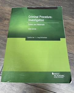 Criminal Procedure: Investigation, Cases and Materials, 3rd Edition - Picture 1 of 13