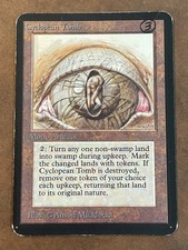 1993 MTG Magic the Gathering Alpha Artifact Rare CYCLOPEAN TOMB Vintage SEE PICS