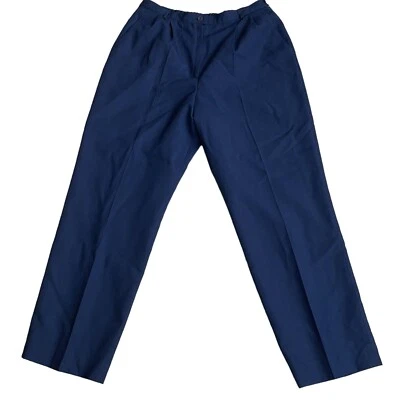 Pendleton made in USA High Rise polyester rayon Lined Women Sz 16 Navy nwt - Image 1 of 4