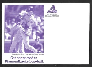 2001 Arizona Diamondbacks Regular Season ZEITPLAN & FOTOKARTE EX - Bild 1 von 1