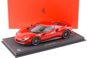 1:18 BBR Ferrari 296 Gtb Rosso Corsa 322 Rouge / Carbone Roue - Limitée 96 - Bild 1 von 4