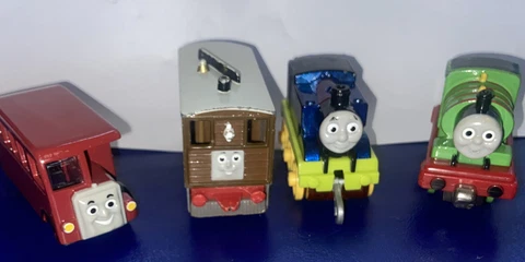 Thomas The Train  & Friends Diecast Take N Play Along Trains TOBY  PERCY BERTIE Cover