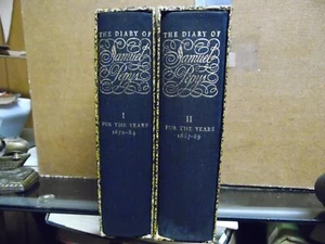 THE DIARY OF SAMUEL PEPYS - 1942 - VOLUMES 1 & 2 - SLIPCASES - HARDCOVERS - Foto 1 di 9