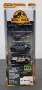 Matchbox Jurassic World Dominion Set Terra Travel Squad - Picture 1 of 12
