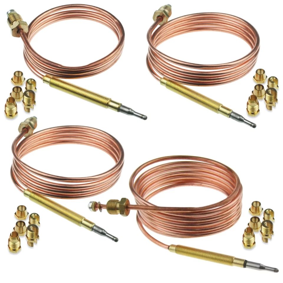 SUPER UNIVERSAL THERMOCOUPLE KIT  SLIM THREAD GAS OVEN PILOT BURNER 600 - 1500mm - Image 1 of 1