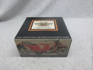 1933 HARLEY DAVIDSON Motorcycle-Sidecar  LE Metal Diecast  BANK MiNt In Box - Picture 1 of 10