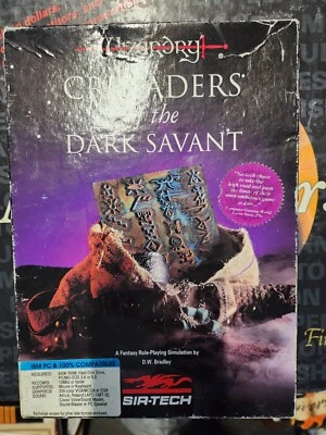 Wizardry Crusaders of the Dark Savant 3.5" Floppy Disc PC 1992-Sir-Tech  - Image 1 of 3