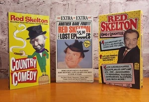 Red Skelton Classic Comedy - Lot of 3 VHS Tapes (Very Good Condition) - Picture 1 of 6
