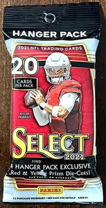 2021 PANINI SELECT FOOTBALL NFL SEALED HANGER FAT PACK -- 20 CARDS PER PACK - Picture 1 of 2