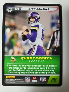 2020 NFL Five Kirk Cousins Card #U150