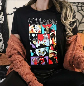 Disney Villains Shirt, Bad T-shirt T shirt Men Women Unisex Tshirt - Picture 1 of 3