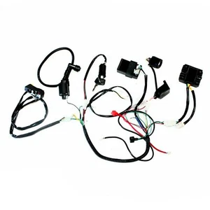 Basic Wire Wiring Harness Loom DC 150 250cc Engine PIT Quad Dirt Bike ATV Buggy - Picture 1 of 10