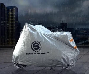 All Season Weather Waterproof Motorcycle Cover Protection fits 98" Bikes X-Large - Picture 1 of 6