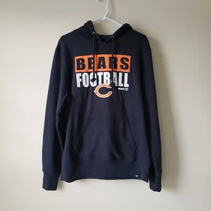 Chicago Bears Hoodie Sweatshirt Herren Medium Blau 47 NFL Football Blockout Neu mit Etikett - Bild 1 von 11