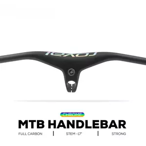 MTB Lenker und Vorbau 28,6mm -17Grad Carbon integrierter Lenker Cockpit Teil - Bild 1 von 34