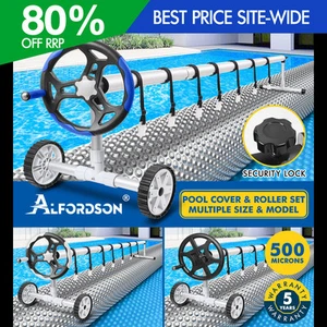 ALFORDSON Pool Cover 500 Micron Solar Blanket Roller Isothermal Swimming Set - Picture 1 of 311