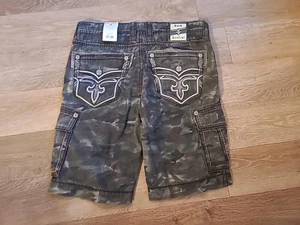 Pantalones cortos cargo rock revival jeans para hombre talla 36 - Imagen 1 de 10