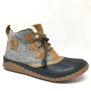 Sorel Out N About Plus wasserdichte Stiefeletten Booties Schuhe Damengröße 6 grau - Bild 1 von 9