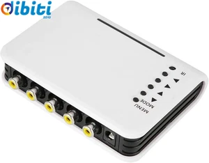 Splitter Video a 4 Canali CCTV Video Quad Splitter Switcher Kit Sistema Processo - Foto 1 di 12